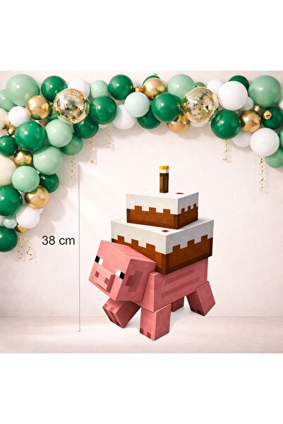 Sinek Kupası Tasarım Minecraft tematski stojeći stolni ukras 38 cm za rođendan