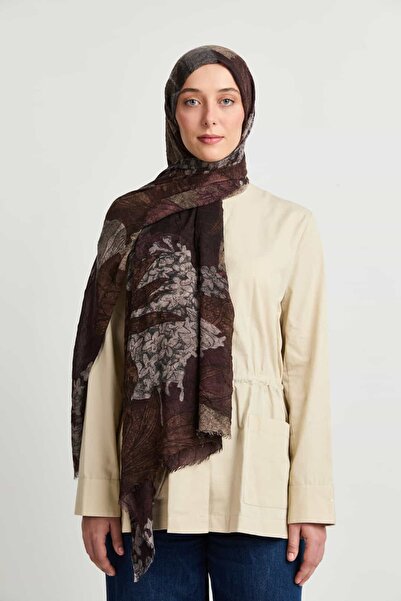 Modakaşmir Floral Vintage Pattern Aya Kras Shawl