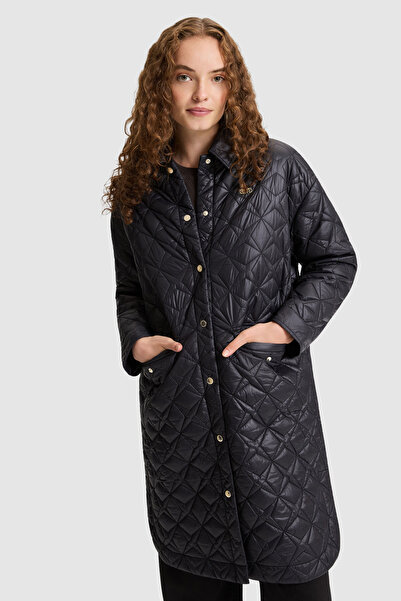 U.S. Polo Assn. Kadın Siyah Kaban 50326270-VR046
