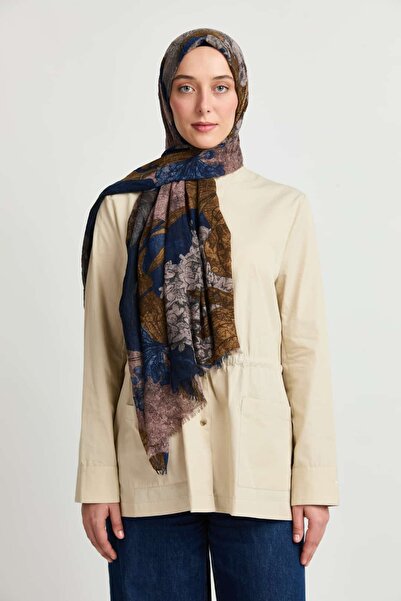 Modakaşmir Floral Vintage Pattern Aya Kras Shawl