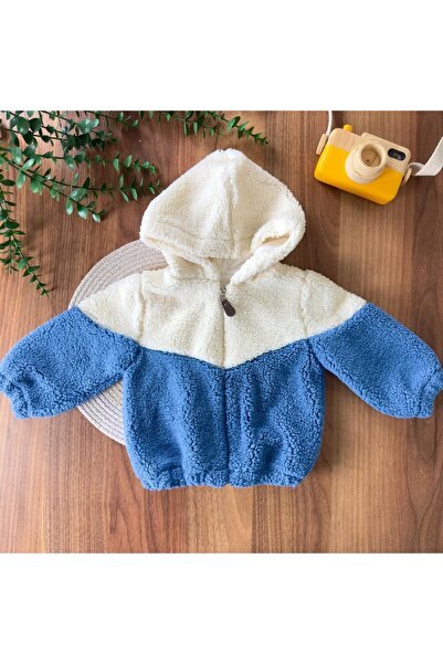 Valia Baby Kapüşonlu Welsoft Erkek Bebek Montu