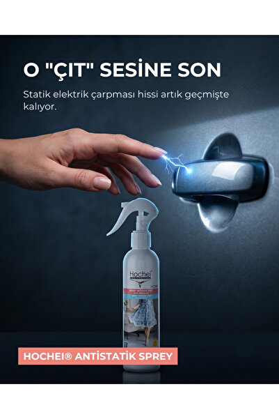 Hochei TOPTANCI PAKETİ Antistatik Sprey - Tekstil Ürünleri İçin 250 ml x 24 ADET