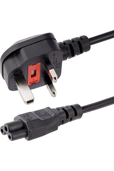 Generic UK Laptop Power Cable, BS 1363 to IEC C5 Clover Leaf, 1.5m Length, 2....