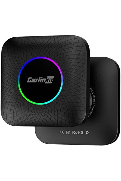 carlinkit Latest Ai Box LED, Android 13, Qualcomm 6225, 8GB+128GB, Wireless C...