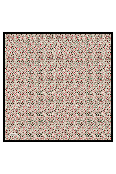 Cacharel Bej 90X90 İpek Twill Eşarp