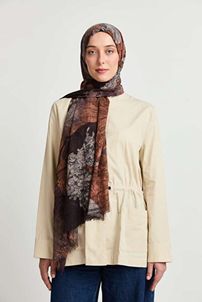Modakaşmir Floral Vintage Pattern Aya Kras Shawl