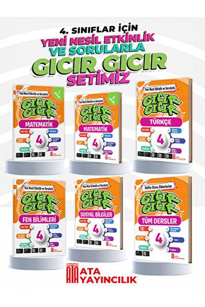 Ata Yayıncılık 4.SINIF GICIR GICIR EĞİTİM SET 2026-2027
