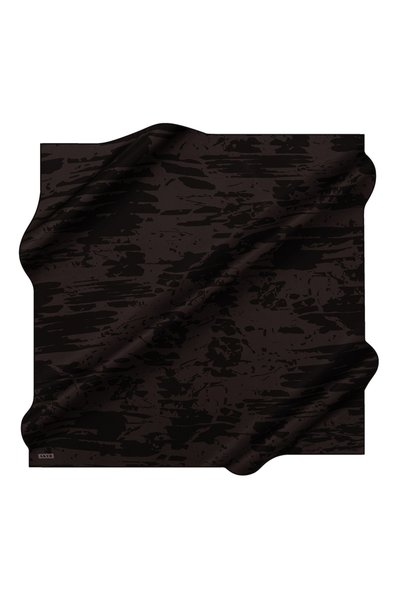 Aker Light Gray 90X90 Silk Crepe Satin Scarf