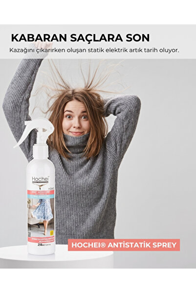 Hochei TOPTANCI PAKETİ Antistatik Sprey - Tekstil Ürünleri İçin 250 ml x 24 ADET