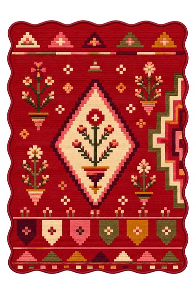 Rugs Modern Halı Sdt Traditional Ethnic Patterned Woven Base Decorative Digit...