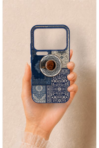 Vip Case Xiaomi Mi 17 Pro 5g Compatible Turkish Coffee and Kilim Patterned Si...