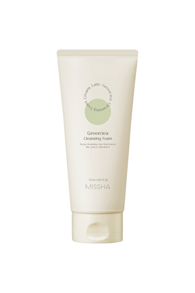 Missha Spumă de curățare cremoasă cu ceai verde Latte - Ceai Verde 172ml
