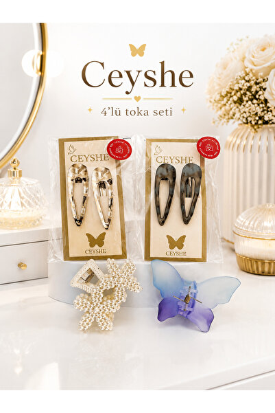 CeyShe Pinterest 4-Piece Buckle Set |   2 Pens Toka |   Pearl Clasp Buckle | ...