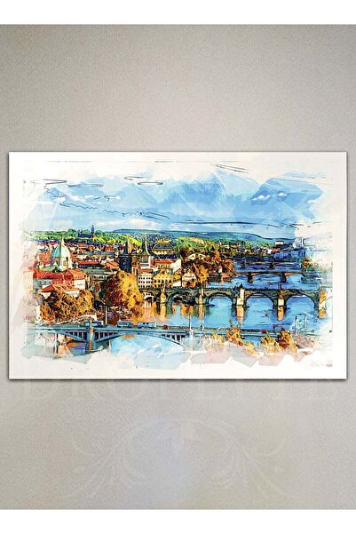 Droplyte Beautiful Venice City View Painting Decorative Wall Art Wall Decor C...