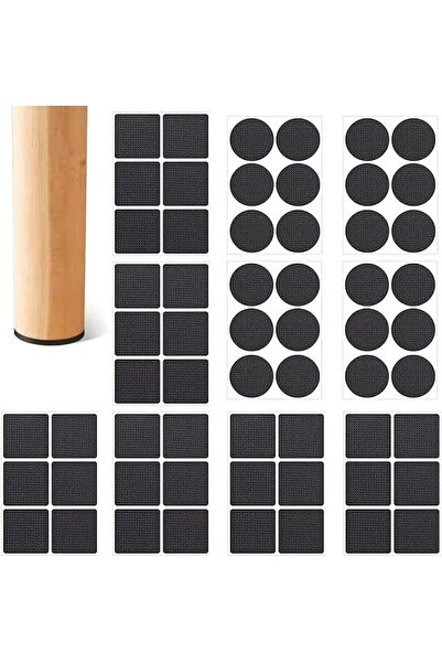 ToolHouse 60 Pack Non-Slip Furniture Pads, Self-Adhesive Rubber Pads for Chai...