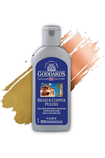 GODDARD'S ملمع النحاس والنحاس الأصفر من جودارد، منظف النحاس والنحاس الأصفر لت...