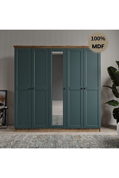 comiet Dali 5 kapılı MDF country gardırop