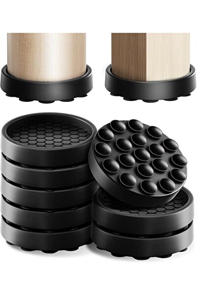 NALACAL 8Pcs Furniture Coasters, Non Slip Furniture Pads, Round Couch Coaster...