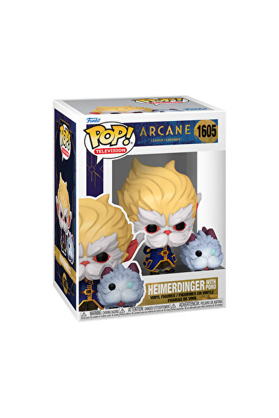Funko POP! Συλλεκτικό ειδώλιο της σειράς Heimerdinger with Poro Arcane
