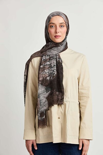 Modakaşmir Floral Vintage Pattern Aya Kras Shawl