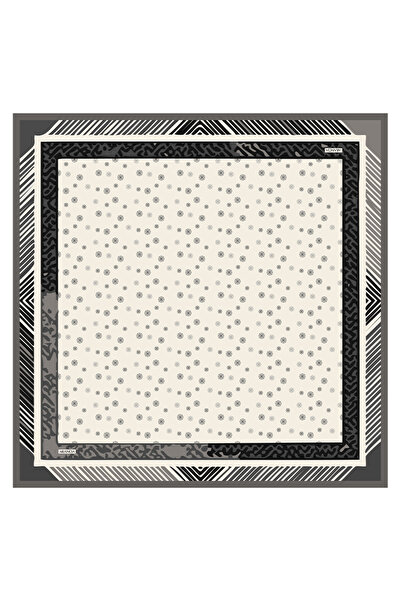 Arancia Gray 90X90 Silk Twill Scarf