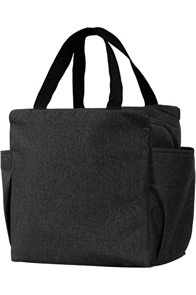 KASTWAVE Insulated Lunch Bag (Black) – 8L 14-Can Leakproof Cooler Bag with Do...