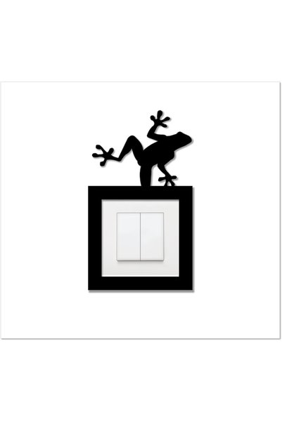 OEM Decor pentru priză și întrerupător, MDF, Animale -4, Broască, dimensiuni ...