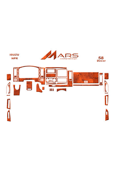 Marscockpitdesign Isuzu Npr Serisi Torpido Kaplama 2009 58 Parça