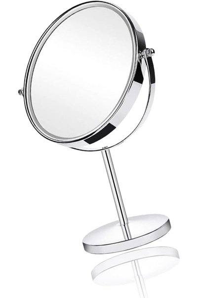 Sweet seven Vanity Mirror, 8 Inch Stainless Steel Dual-Sided Mirror, 1X & 3X ...