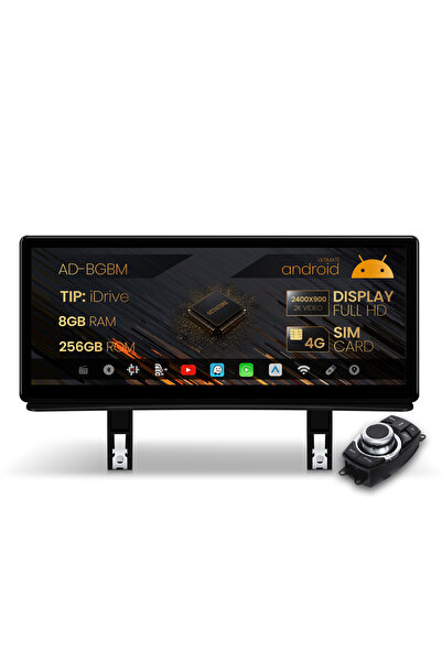 HUB64 Navigatie Android BMW Seria 1 E87 (2006-2012), Varianta iDrive, 12.3 in...