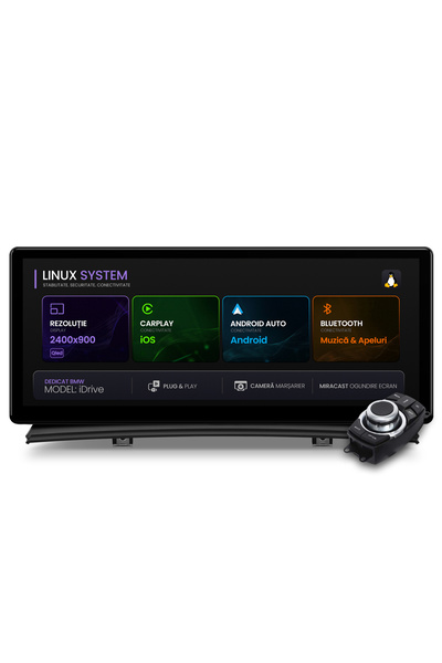 HUB64 Navigatie Android BMW X3 E83 (2004-2009), Linux OS & OEM, Varianta iDri...