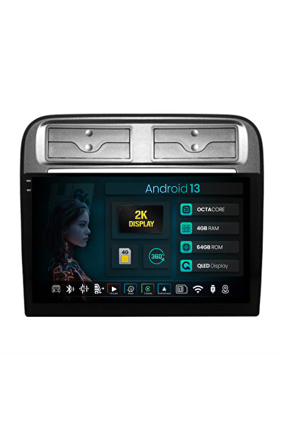 HUB64 Navigație Android Fiat Punto / Linea (2007-2014), 9,5 inch, 4GB RAM, Ca...