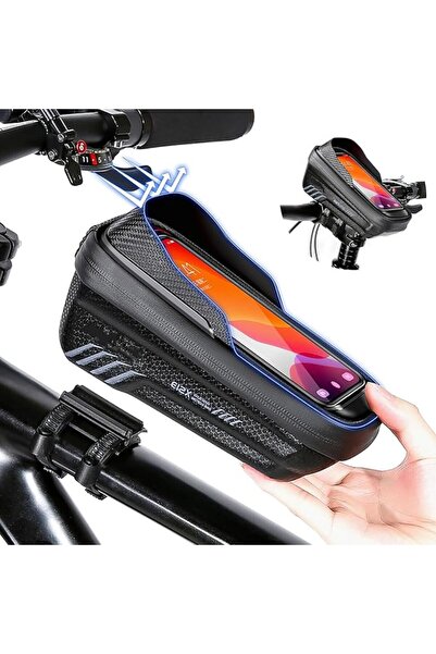 NALACAL Bike Handlebar Bag With Quick Release for Smart Phones 6.8'', Waterpr...