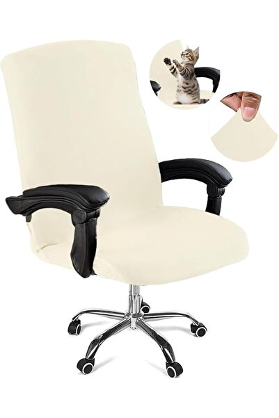KASTWAVE Office Chair Cover, Removable Stretch Slipcover with Zipper, Univers...