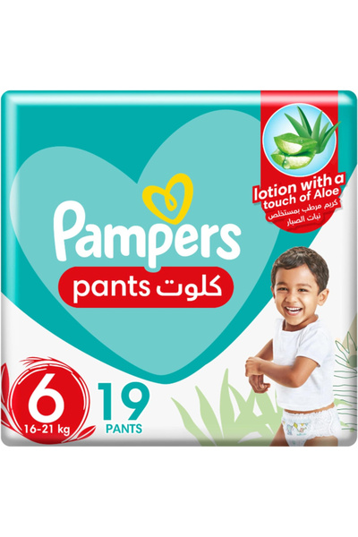 Pampers Baby-Dry Pants Diapers Size 6, 16-21Kg 19Pcs