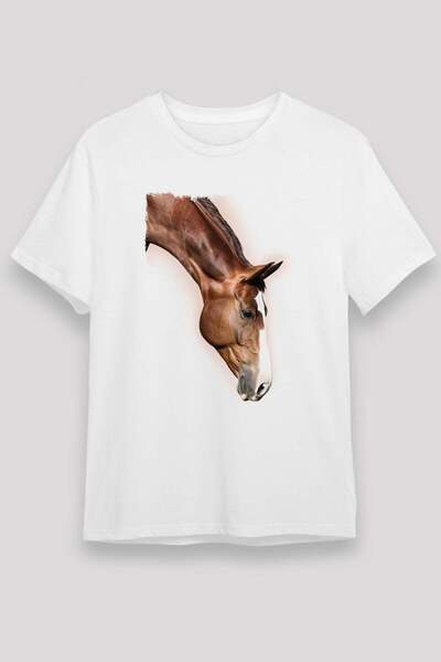 Darkhane Horse White Unisex T-Shirt T-Shirt