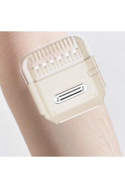 Arzu Güzel Cosmetics 3 in 1 New Model Razor Hair Styling, Hair Breakage Removal, Eyebrow Razor and Eyebrow Styling Comb, Razor Comb (Beige)
