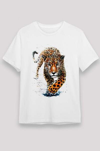 Darkhane Cheetah White Unisex T-Shirt T-Shirt