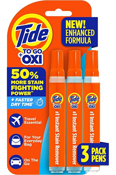Tide قلم إزالة البقع للملابس، قلم فوري لإزالة البقع ومنظف البقع، محمول ومناسب...