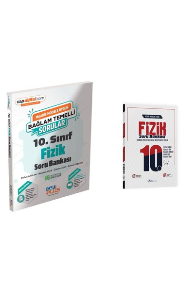 Çap Yayınları Çap 10. Sınıf Plus Maarif Fizik Soru Bankası ve Fizipedia Fizik...