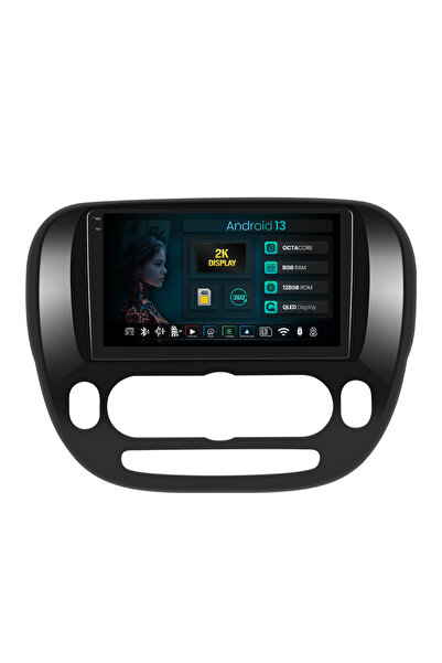 HUB64 Navigație Android Kia Soul (2014-2019), 9,5 inch, 8GB RAM, CarPlay și A...