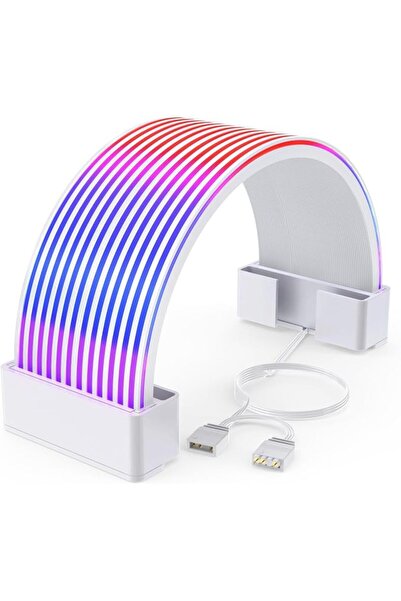 KASTWAVE كابلات RGB PSU مع شرائط LED، كابل تمديد اللوحة الأم ARGB 24 دبوس، كا...