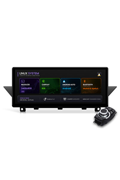 HUB64 BMW X1 E84 Андроид навигация (2009-2015), ОС Linux и OEM, iDrive вариан...