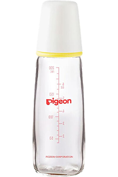 Generic Brand Pigeon Slim Neck Glass Bottle, White Cap, Ultra-Soft Silicone, ...