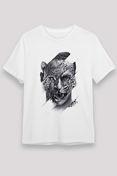 Darkhane Cheetah White Unisex T-Shirt T-Shirt