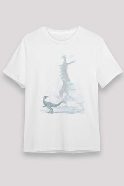 Darkhane Dinosaur White Unisex T-Shirt T-Shirt