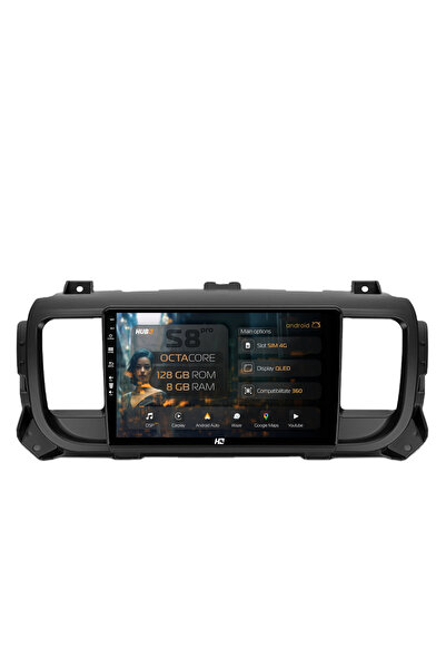 HUB64 Android Πλοήγηση Android Citroen Jumpy / Peugeot Expert (2017-2021), 9 ...