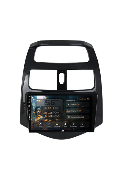 HUB64 Σύστημα πλοήγησης Android Daewoo Matiz / Chevrolet Spark (2010-2014), 9...