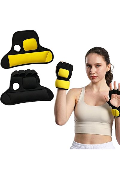 ELEPHANTBOAT ® 1 Pair Weighted Gloves, Finger Sleeve Bands Design with Adjust...