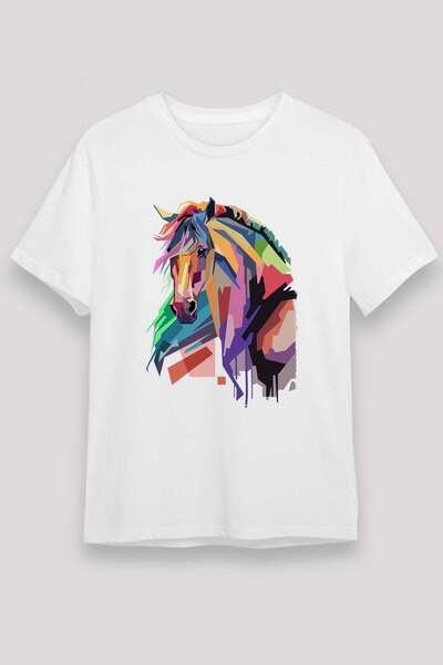 Darkhane Horse White Unisex T-Shirt T-Shirt